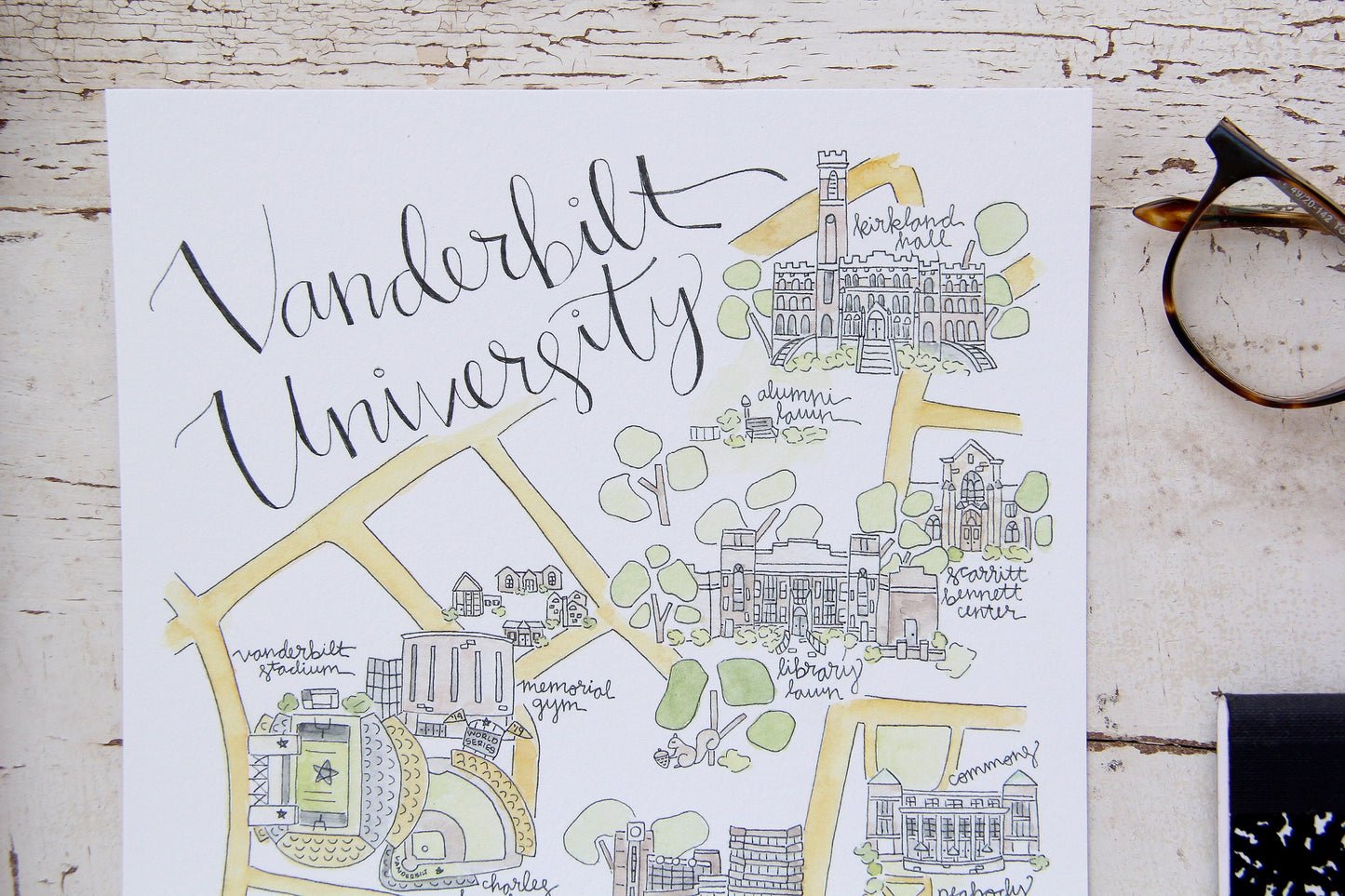 Vanderbilt University Art Print