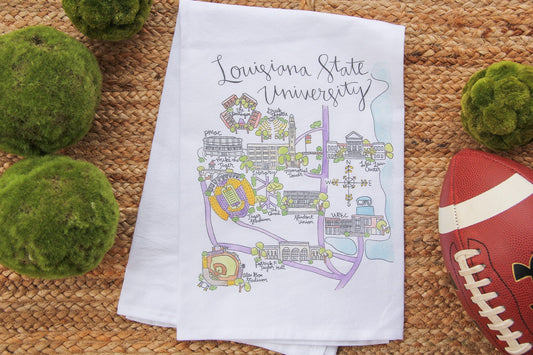 Louisiana State University Tea Towel