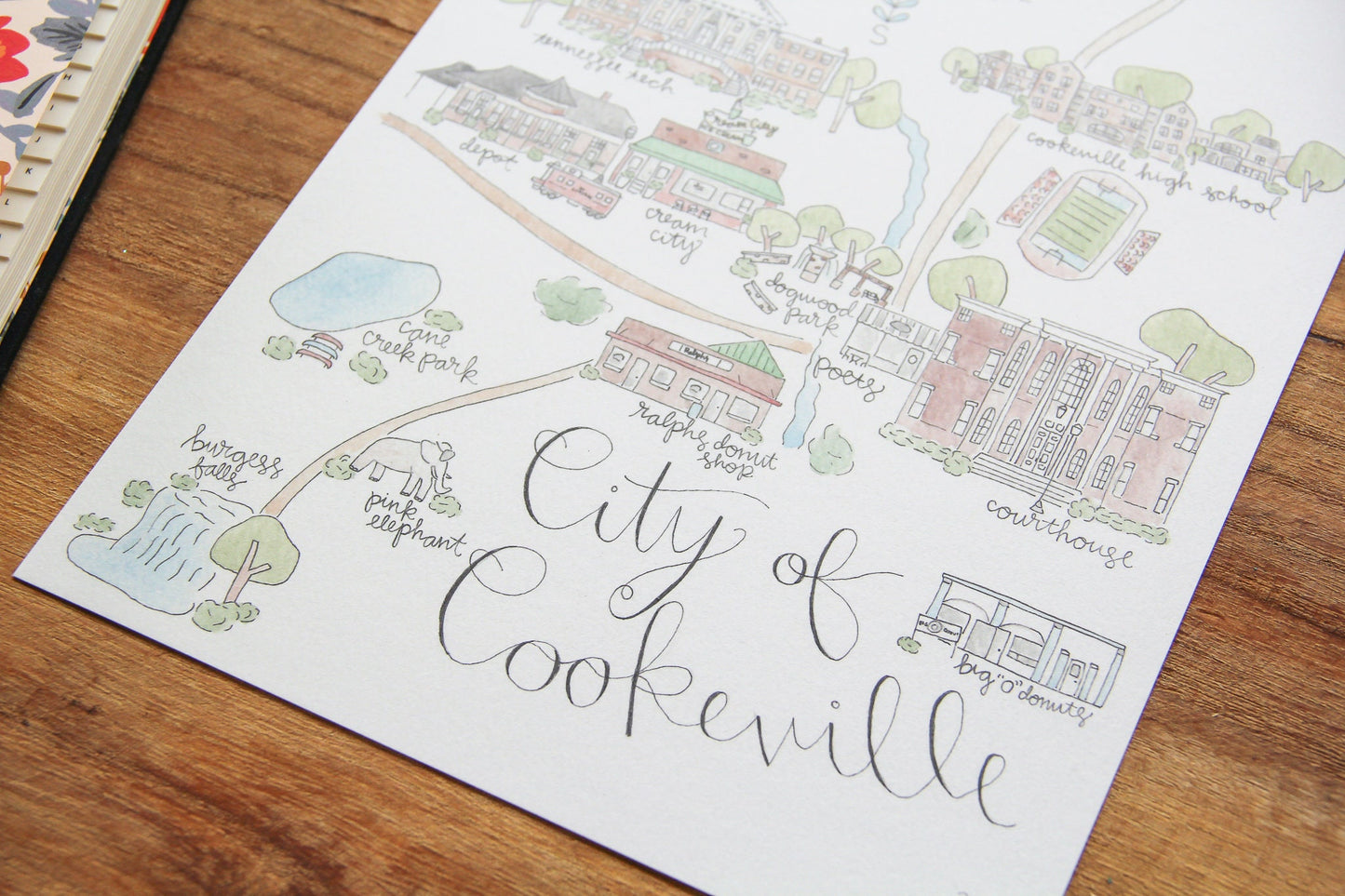 City of Cookeville, Tennessee Art Print