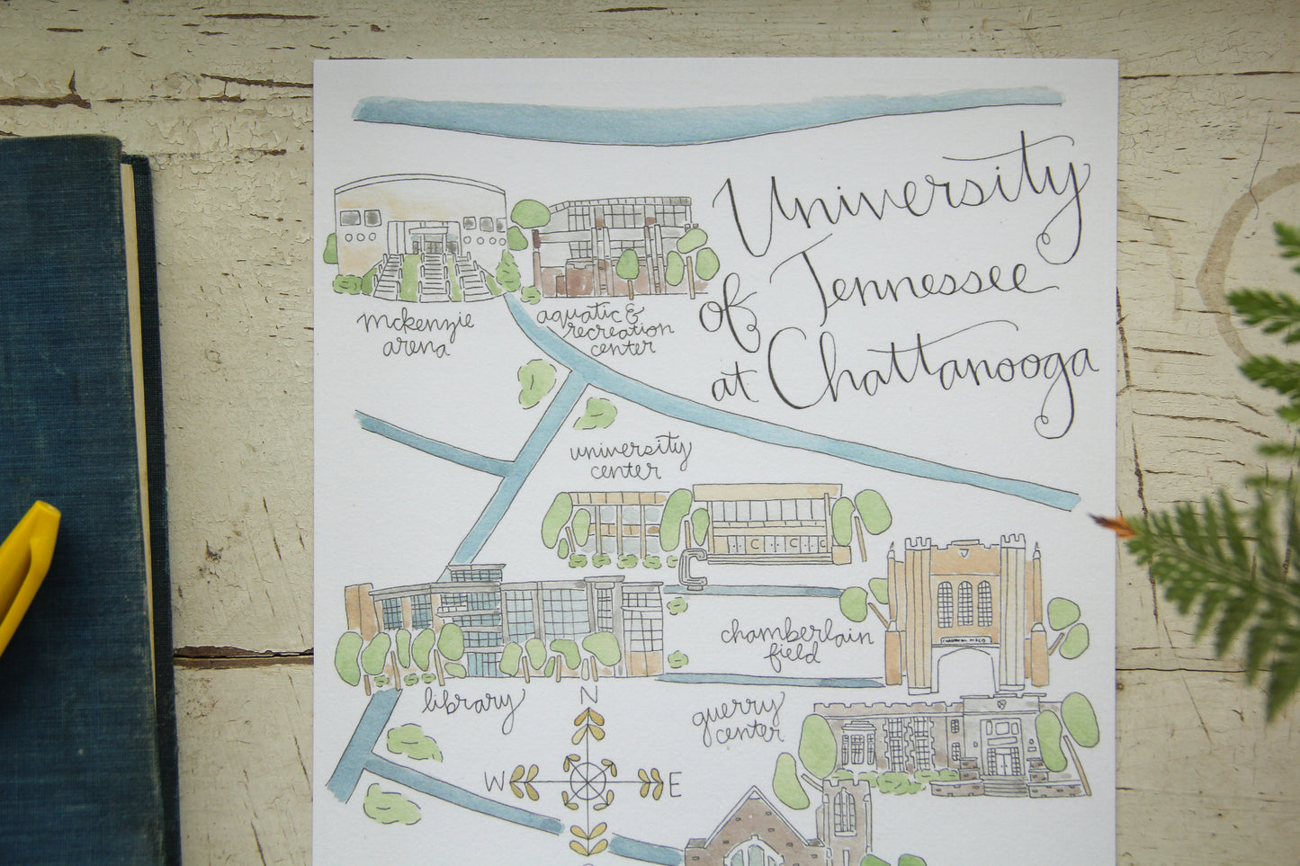University of Tennessee at Chattanooga Art Print