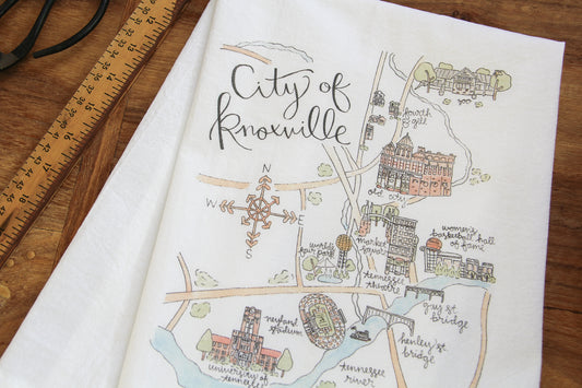 City of Knoxville, Tennessee Tea Towel