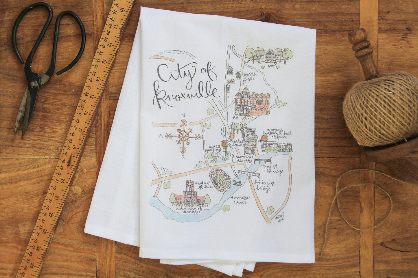 City of Knoxville, Tennessee Tea Towel