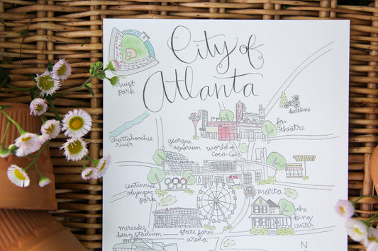 City of Atlanta, Georgia Art Print