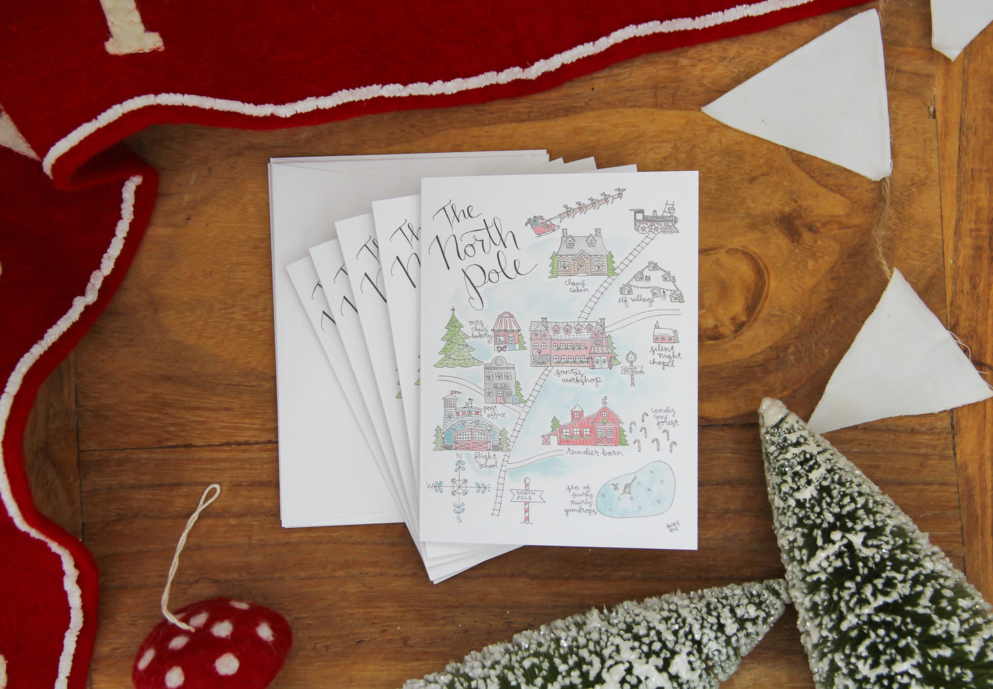 The North Pole Note Cards Set