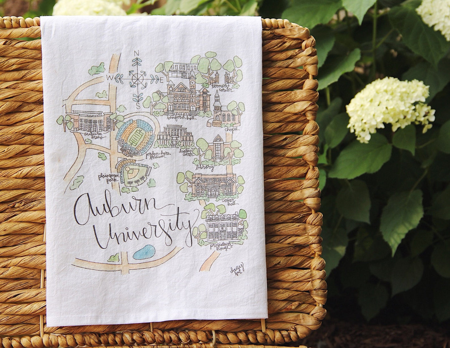 Auburn University Tea Towel