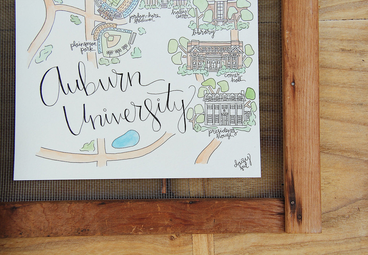 Auburn University Art Print