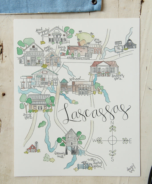 Lascassas, Tennessee Art Print