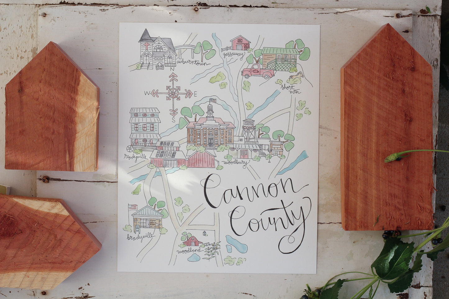 Cannon County, Tennessee Art Print