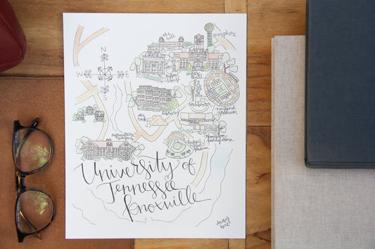 University of Tennessee Knoxville Art Print