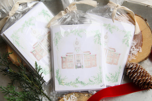 Murfreesboro Christmas Courthouse Note Cards Set