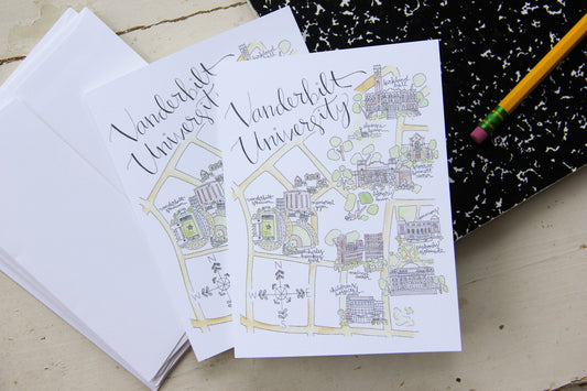 Vanderbilt University Note Cards Set