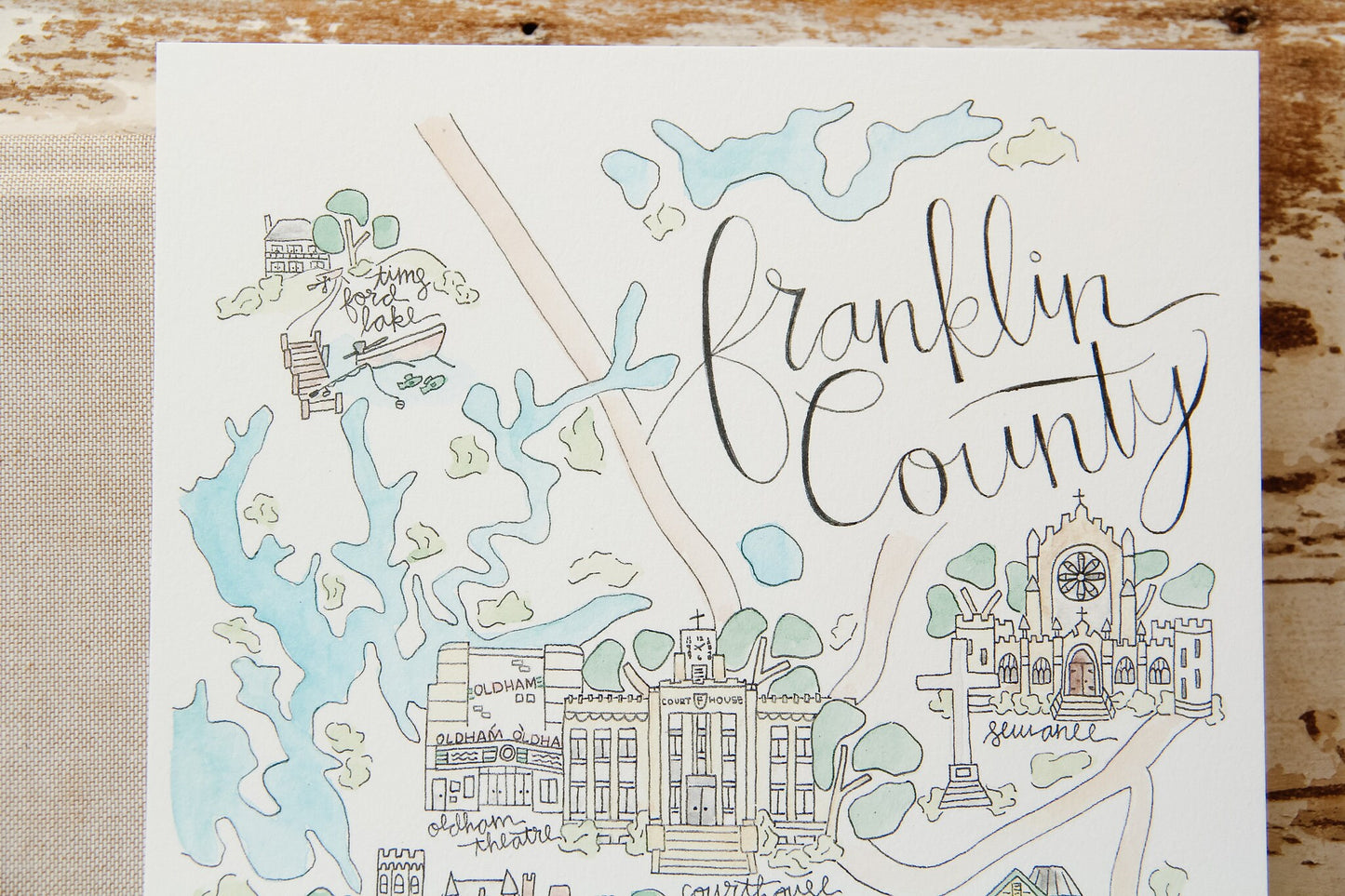 Franklin County, Tennessee Art Print