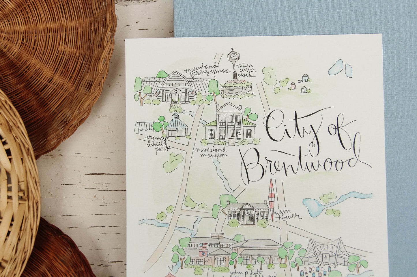 City of Brentwood, Tennessee Art Print