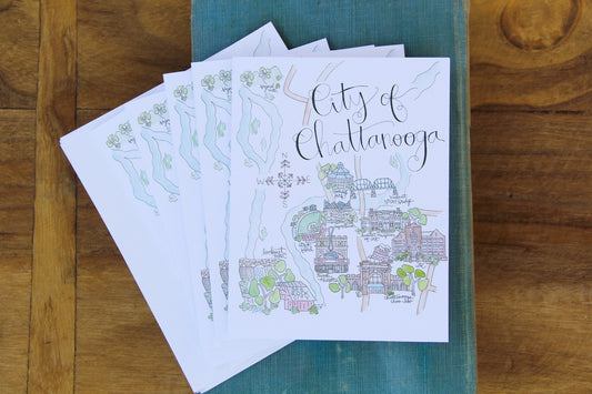 City of Chattanooga, Tennessee Note Cards Set