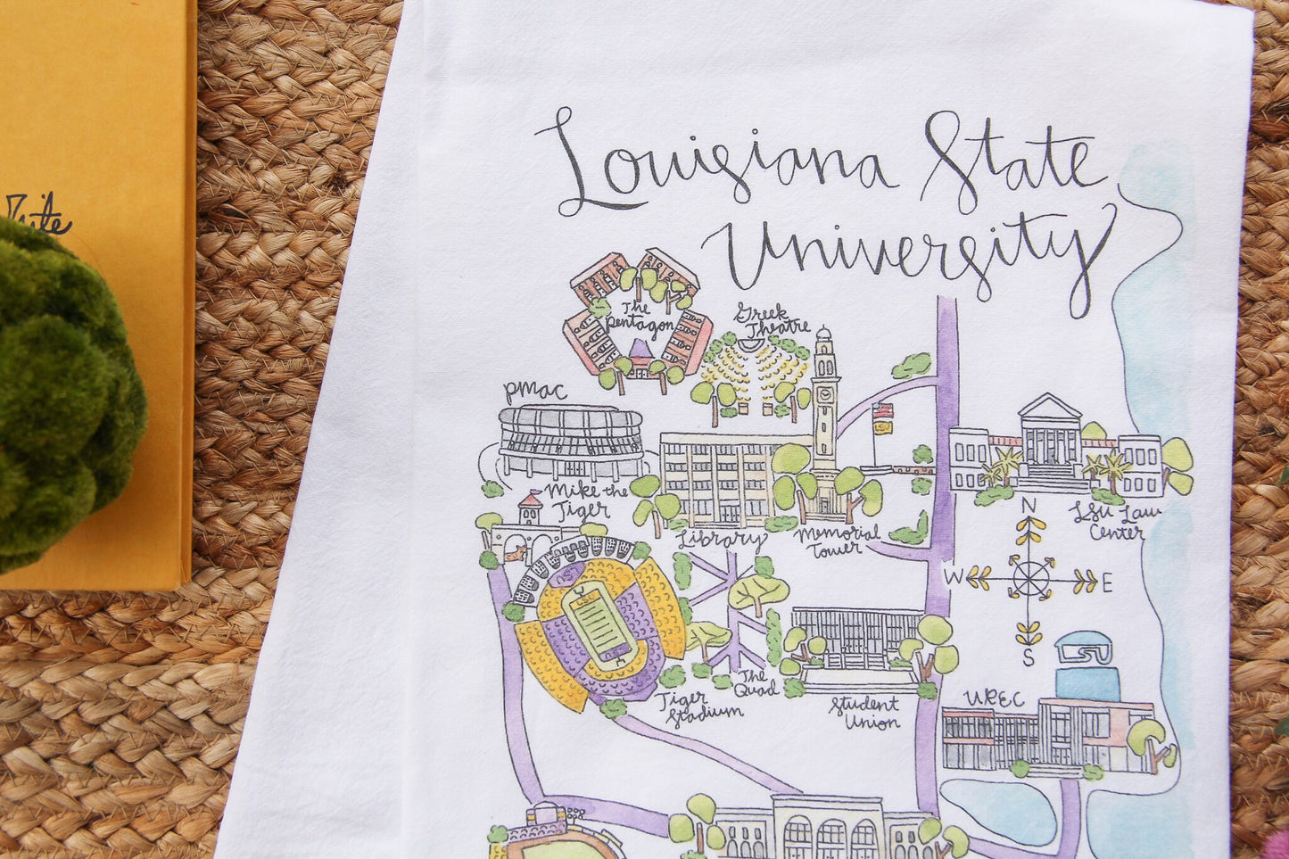 Louisiana State University Tea Towel