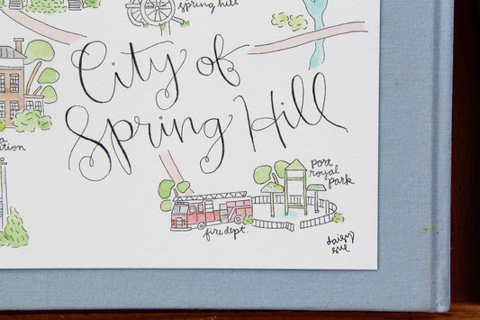 City Spring Hill, Tennessee Art Print